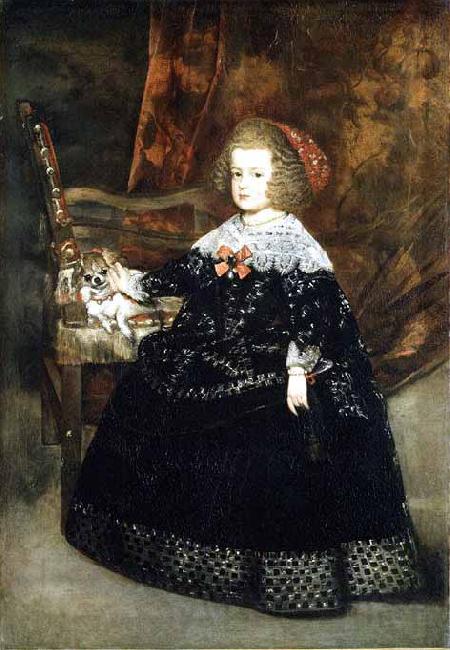 Juan Bautista del Mazo Portrait of Maria Theresa of Austria while an infant Norge oil painting art